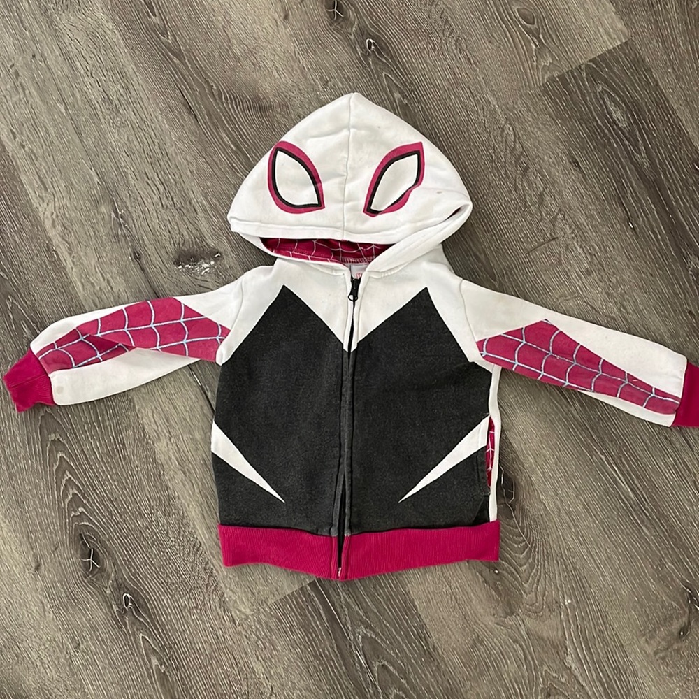 Spider Gwen/Spider Girl toddler zip up jacket